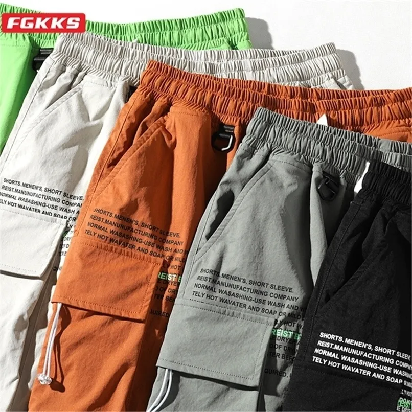 FGKKS Brand Men Trend Cargo Shorts Męs