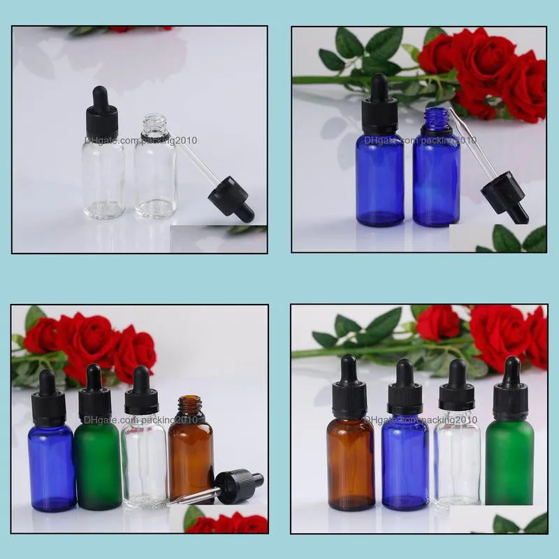 electronic cigarettes liquid oil bottles with theftproof cap glass sharp tube dropper 20ml capacity essential oil perfume bottles