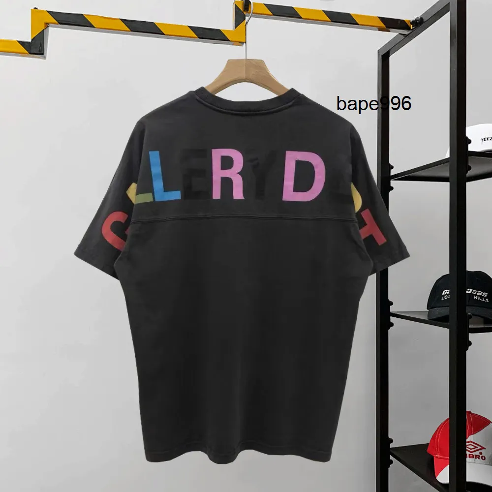 流行り ヒップホップハイストリートファッションブランドギャラリーデプト洗浄丸い首のプリント半袖tシャツの男性03を Dhgate Japan 限定 ファッションアイテム Acelerando Com Ec