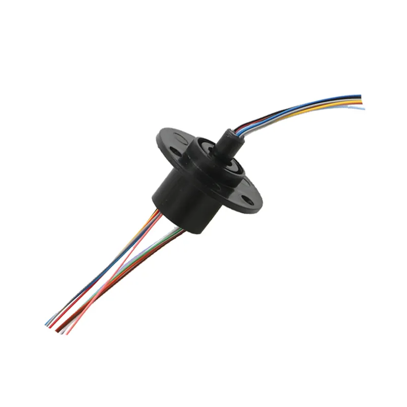 1PCS Speedball Monitor Gimbal Conductive Slip Ring Diameter 22mm 12CH 2A Collecting Slipring 360° Rotary Connecting Joint Capsule Flange Electrical Connector