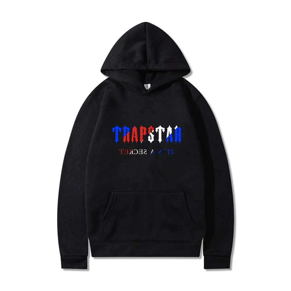 2022 Varumärke Vinterkläder Trapstar Men's Hoodies Hip Hop Mens Hoodies High Quality Letter Print Sportkläder Män kvinnor Sweatshirt Asiatisk storlek S-3XL