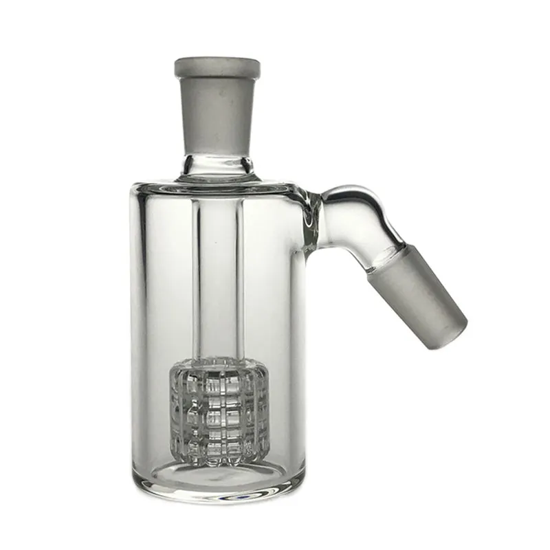 4.5 Inç Mini 14mm 18mm Cam Kül Catcher Bong Nargile Sigara Su Boruları 90 45 Derece Kalın Pyrex Bubbler Ashcatcher Bongs