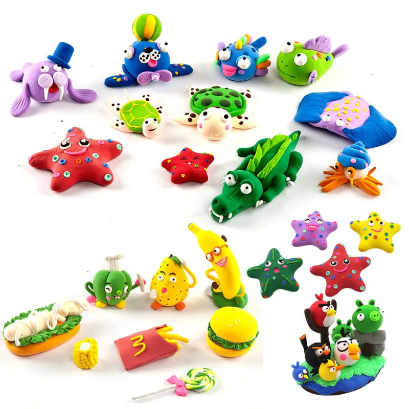 Kids Educational 5D Playdough Toy Air Dry Plasticine Clay Modelling Price  With 36 Light Colors And Polymer Slimes Perfect Gift 2205248809 From Qlzd,  $23.94
