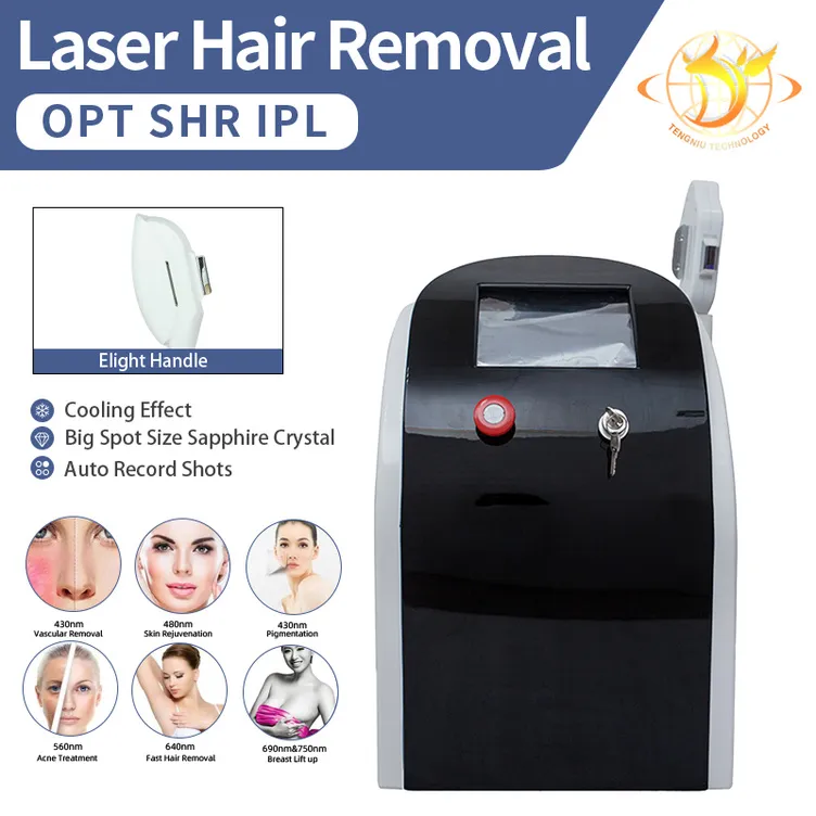 Skin Diagnosis System ipl rf beauty equipment Depiladora hr elight hr machine home for face Breast Lift