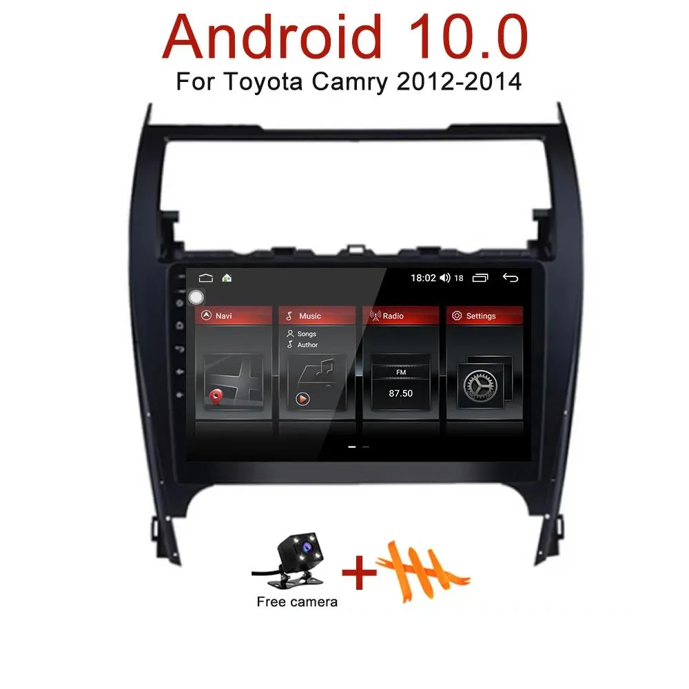 10.1 cala ekran dotykowy Android Car Radio dla Toyota Camry 2012-2014 USA GPS Nawigacja stereo