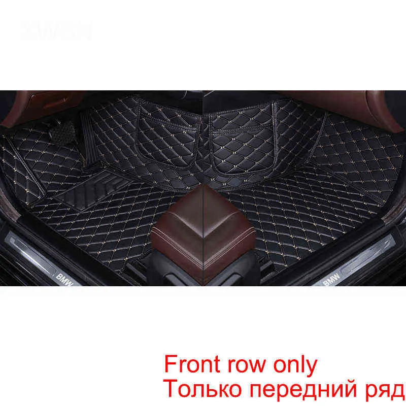 Voorste rij 2 stoelauto vloermatten voor BMW F33 4 Series F32 F36 F82 F83 G22 G23 420I 428I 430I 435I Tapijt Tapijten Auto -accessoires H220415