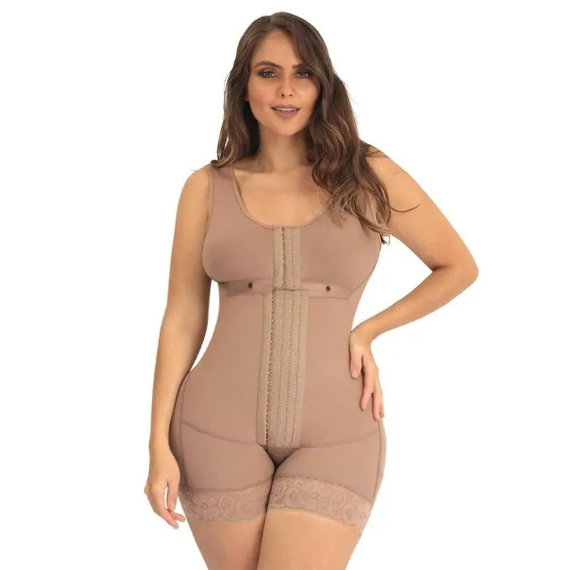 Womens Shapers Faja Postop Short With Bra 4 Hooks High Compression In Rose  Brown BBL Post Op Supplies Fajas Reductoras Y Modeladora From 27,26 €