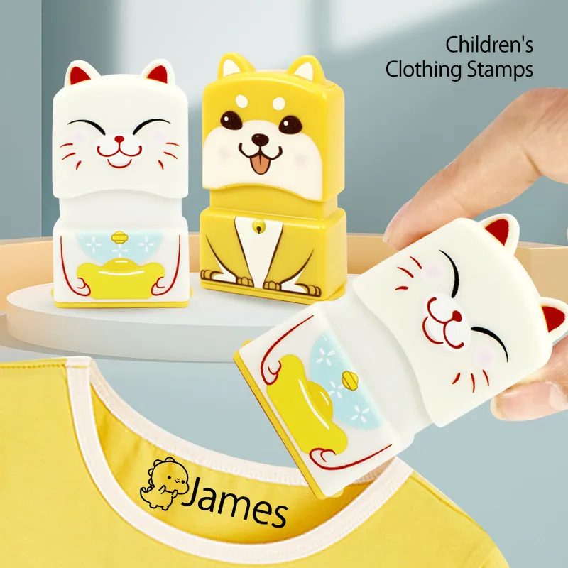 Wholesale Customized Name Stamp Waterproof Toy Baby Student