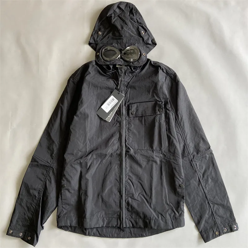 Top Quality Mixed Garment Dyed Goggle Jacket For Men Casual Nylon