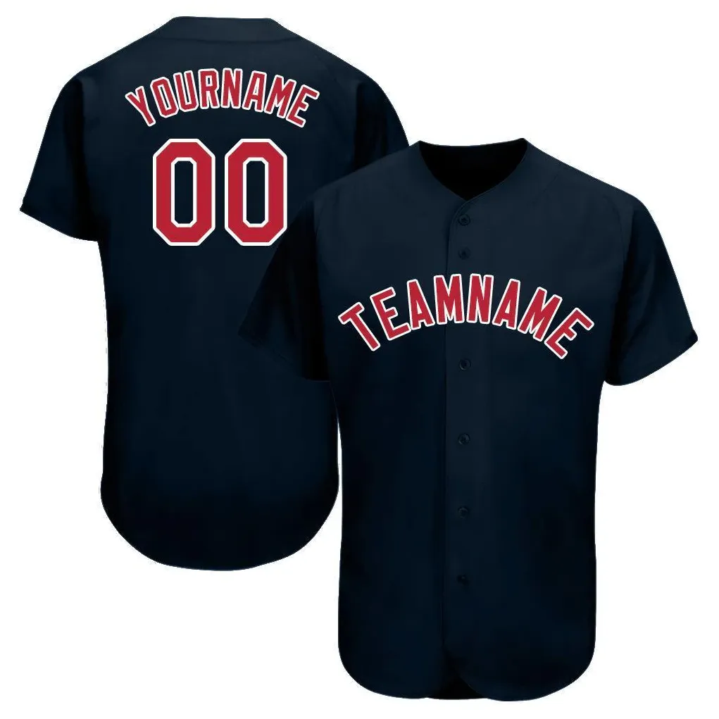 Red white and blue baseball jersey outlet