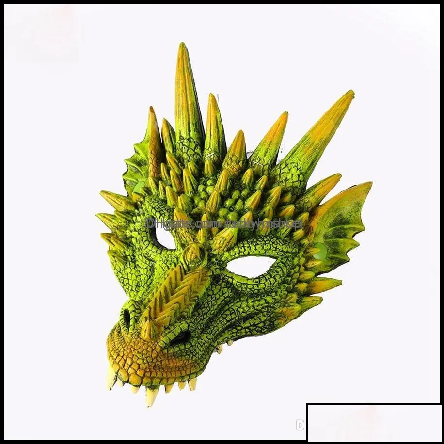 other fashion aessories fierce dragon mask dinosaur skl all face head masks festival dance party cosplay costume halloween decoration