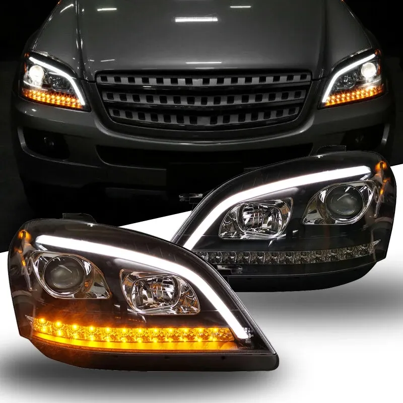 LED I20 Projector Headlight With DRL Turn Signal And Bi Xenon Lens For