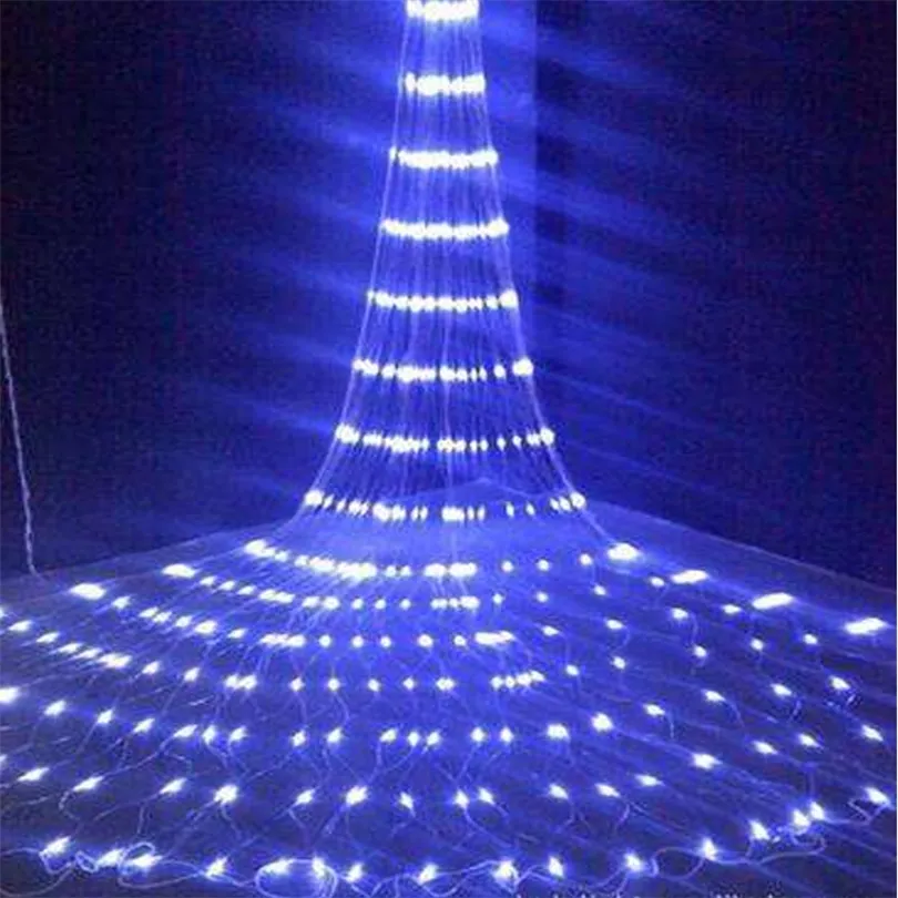 Led Cascade Style Noël LED Cascade Meteor Shower Rain String Light Festoon 6X3Mled ...