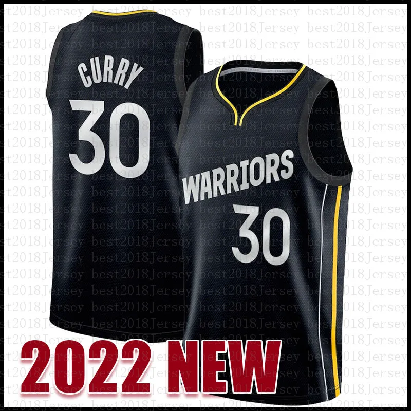 Maglia da basket da uomo 11 Stephen Curry James Wiseman 2022 New Golden Best State Pink Warriores 30 33 Klay Thompson White