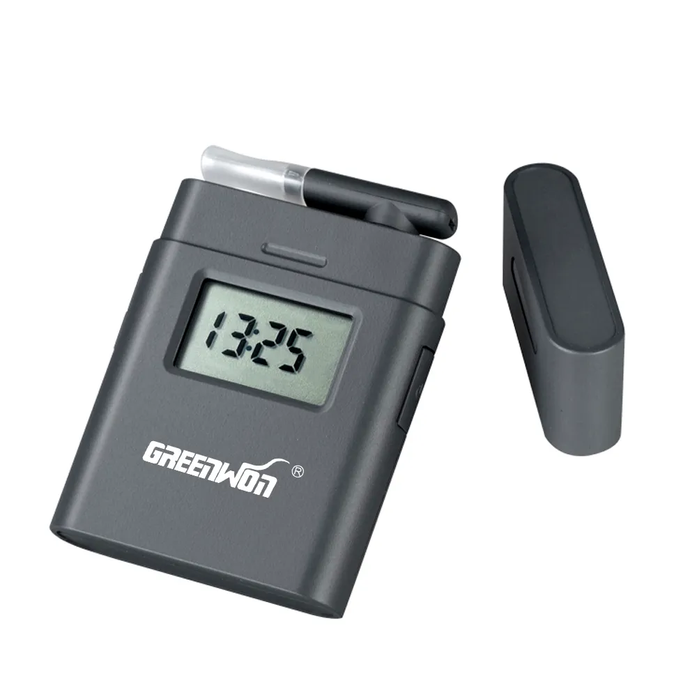 Alcohol Tester Breathalyzer Mini High Accuracy Alcometer With Driver ...