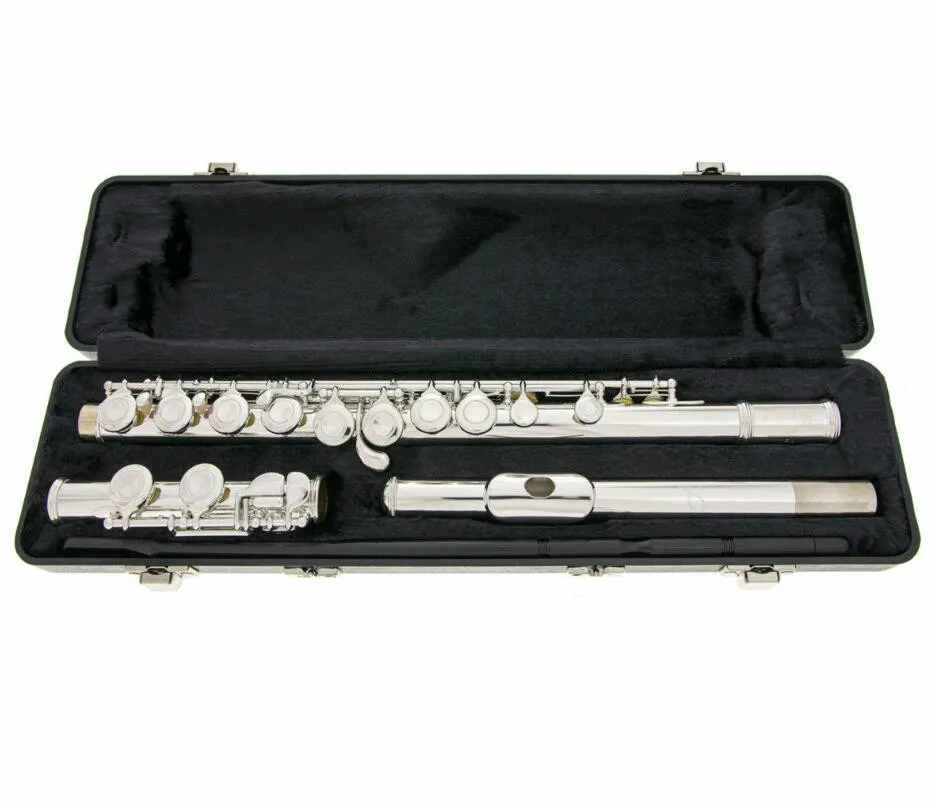 Flute Model 104 Nickel Silver Plated 16 Holes C Key Closed Brand New Student Flute