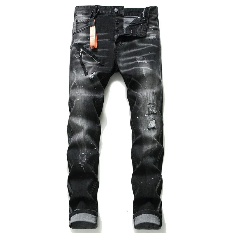 Mens black clearance designer jeans