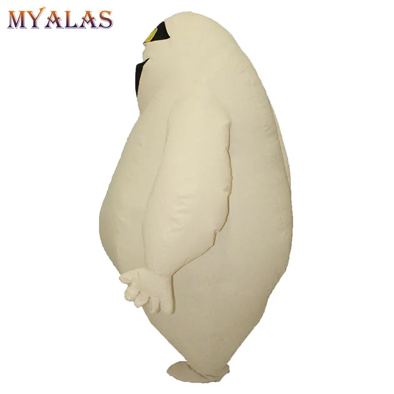 Costume da bambola mascotte Costume da mascotte gonfiabile mummia Mostro pupazzo di neve Costume da festa per adulto per personaggio del film di Halloween