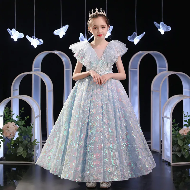 Beaded Blue Gown: Jewel Neck Blue Floral Ball Gown... From Babyonline, $133.35 | DHgate.Com Beaded Blue Gown: Jewel Neck Blue Floral Ball Gown... From Babyonline, $133.35 | DHgate.Com