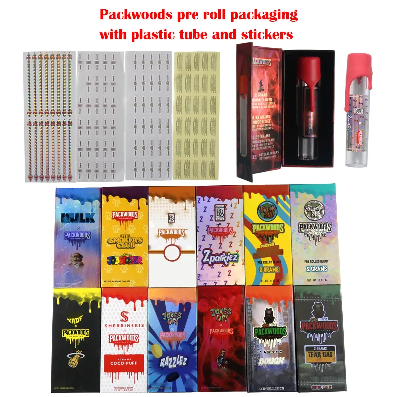Hot Selling Packwoods Prerolling Tubes Child Resistant Preroll Joint