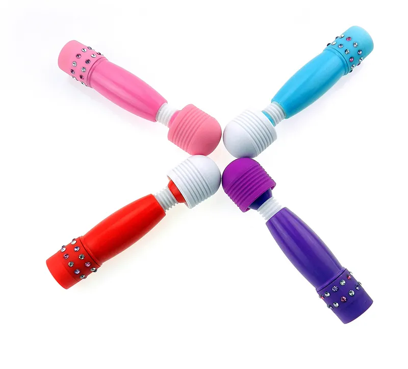 Diamond 12 Speed AV Magic Wand Bullet Vibrator Plastic Jelly 3.94  1.02 in  for Female G-Spot and Clitoral Massage from Dhgate Vibrators - price 2.39
