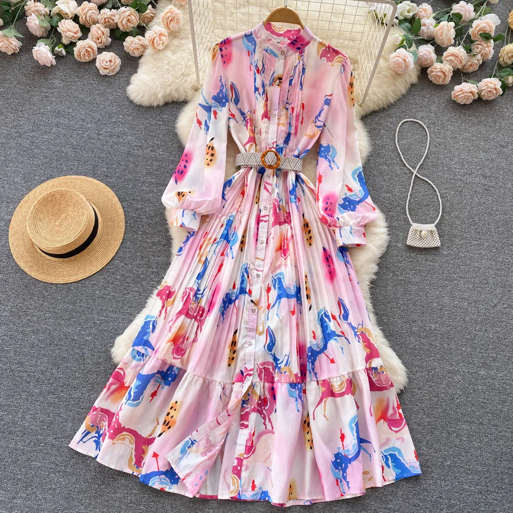 Pink Floral Holiday Dress: Elegant Runway Style, Best Seller! Shop Now for  Women's Flowered Dress