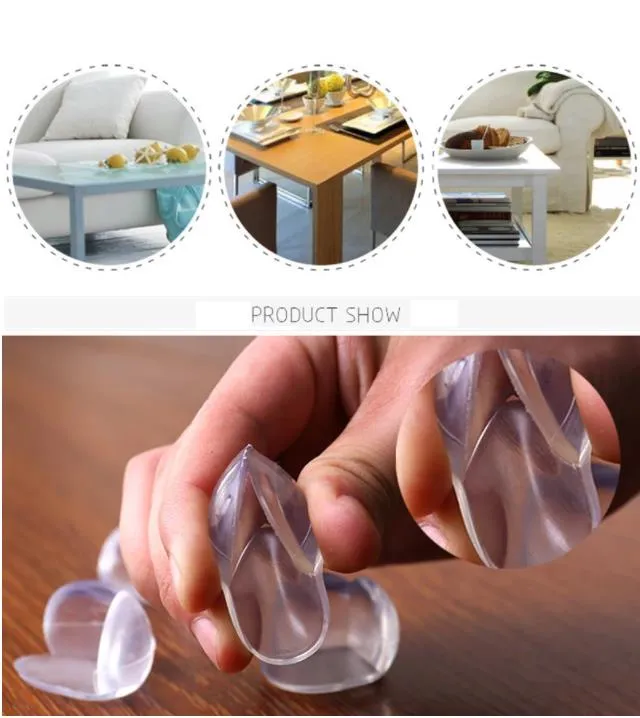 Child Baby Safety Silicone Protector Table Corner Edge Protection Cover Children Anticollision Edge & Guards Edges Cushions