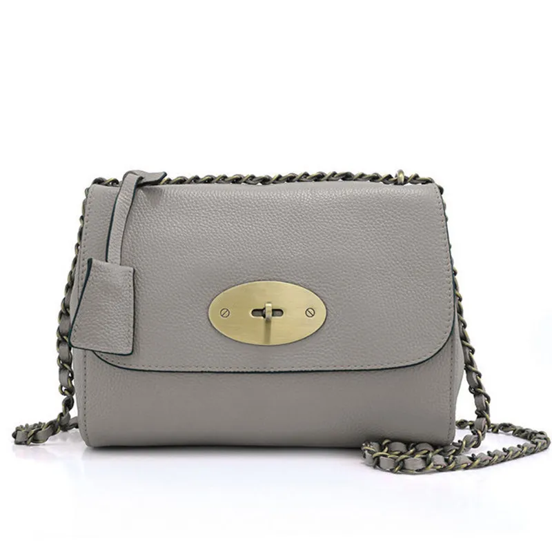 Groot formaat luxe beroemde merkontwerpketen schoudertas 100 echte lederen dames handtas vaste klep crossbody tassen 220527