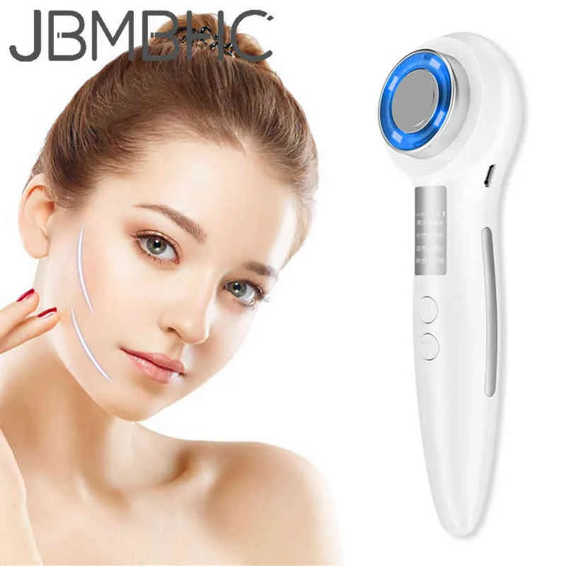Led Face Light Therapy Beauty Devices Massager Facial Pore Cleansing Skin Rejuvenation Lift Machine Home Use 220510