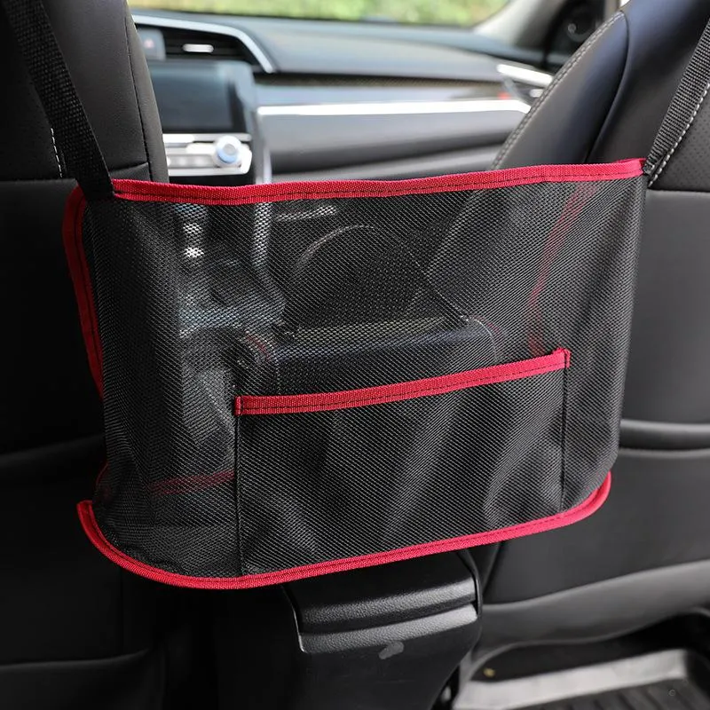 Car Organizer Net Pocket Holder Seat Storage Between Pet Barrier Dog