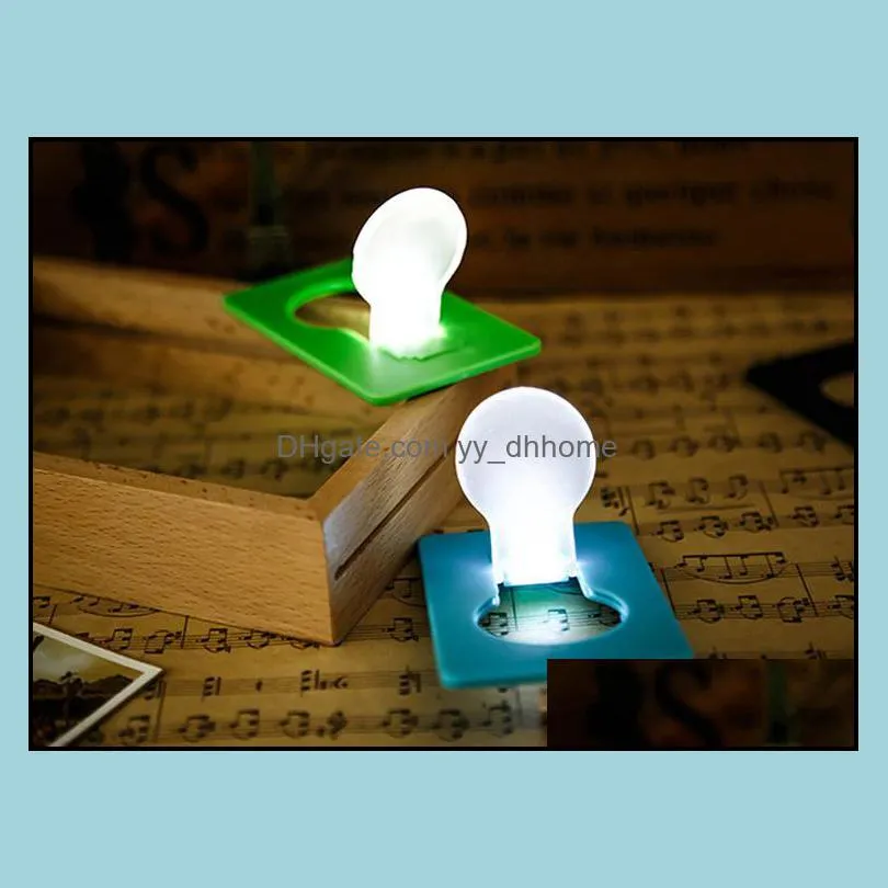 square folding pocket card lamp flash thin greeting led cards light elegant bulb shape christmas lights glowing in the dark sn2575