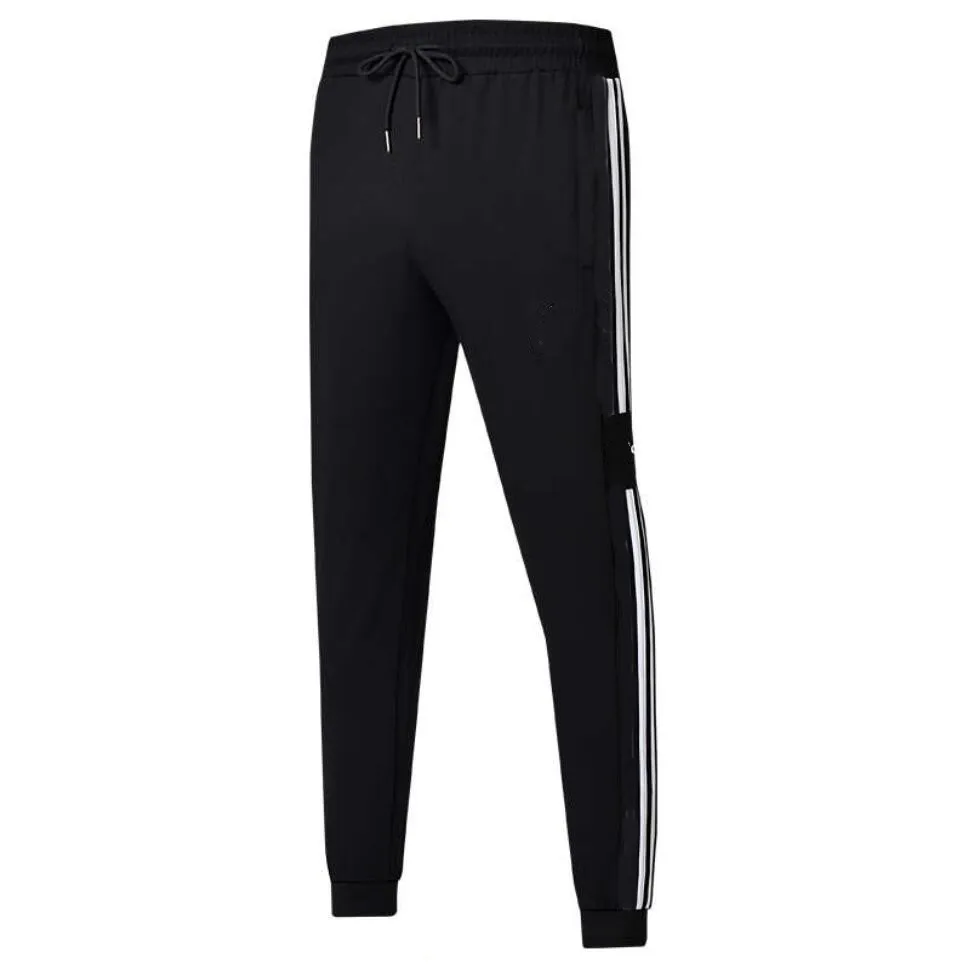 Men's Pants Joggers casual trousers Classic Elastic Waist Fashion Sweatpants Stripes Panalled Pencil Running Jogger Pants