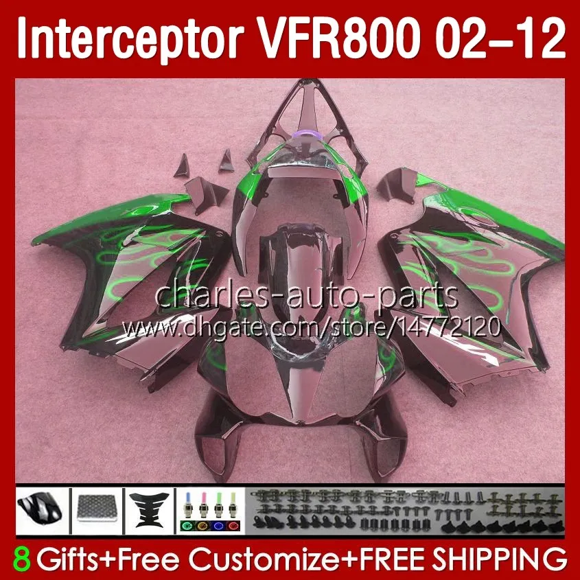 ホンダインターセプターVFR 800 RR CC 800RR 02-12 2007 2003 2004 2005 2006 2007 VR-800 08 09 10 11 12