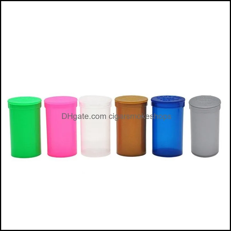 2020 New Storage Case PortableContainer 19 Dram Empty Squeeze  Top Bottle Dry Herb Box Covered 1 5XB D2