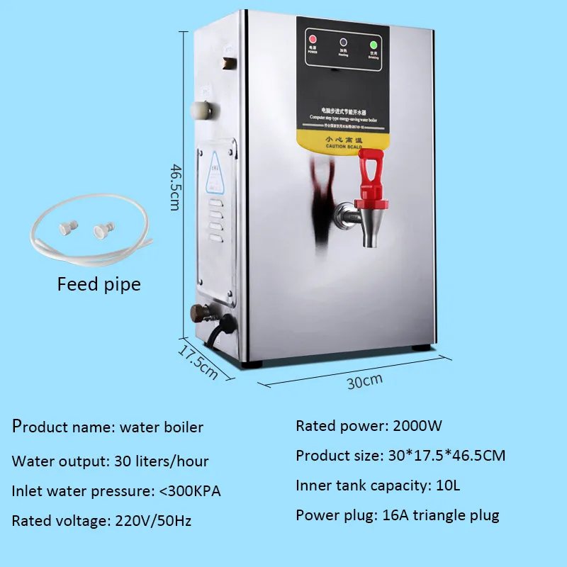 Commercial 10L Boiling Water Machine Micro Computer Water Dispenser Water  Boiler For Milk Tea Shop Bar From Zhenghzouaiyao002, $372.26