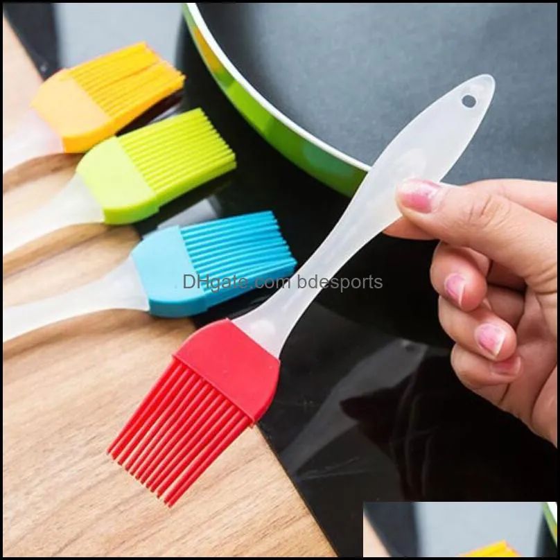 BBQ Silicone Hair Brush Kitchen Baking Tools Silicone BBQ Oil Brush Cook Pastry Grill Food Bread Bakeware Cake Cream Butter Brush