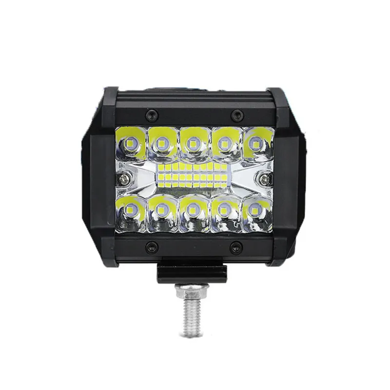 Araba Led İş Işıkları 4 inç 18W 30W 48W 51W 60W off-road araç modifiye spot ışığı kamyon SUV parçaları için üç göz