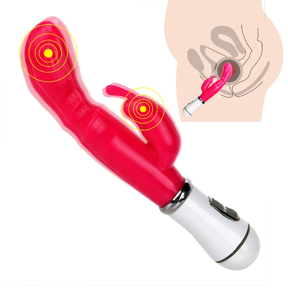 IKOKY Clitoris Stimulator Rabbit Vibrator G-spot Massager sexy Producten Speelgoed Voor Vrouwen Vrouwelijke Masturbator