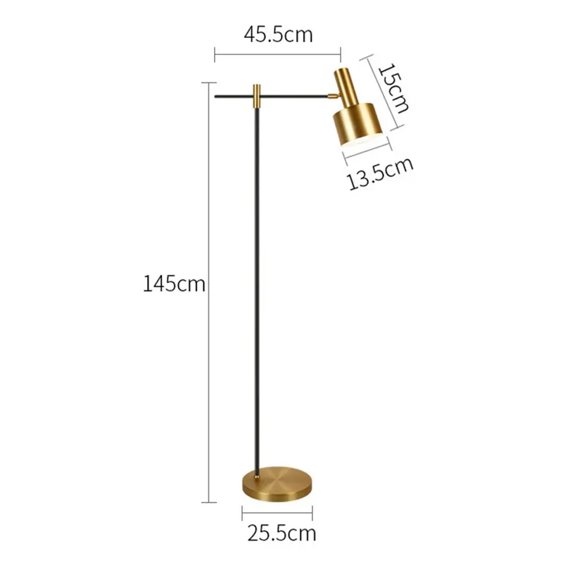 Nordic Gold Rotatable Bedside Lamps Dunnes For Bedroom, Living Room