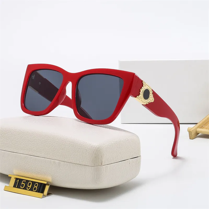 Luxury Designer Sunglasses For Men Women Classic Letter Animals Full Frame Sun Galsses Fashion Brand High Quality Eyeglasses 6 Colors