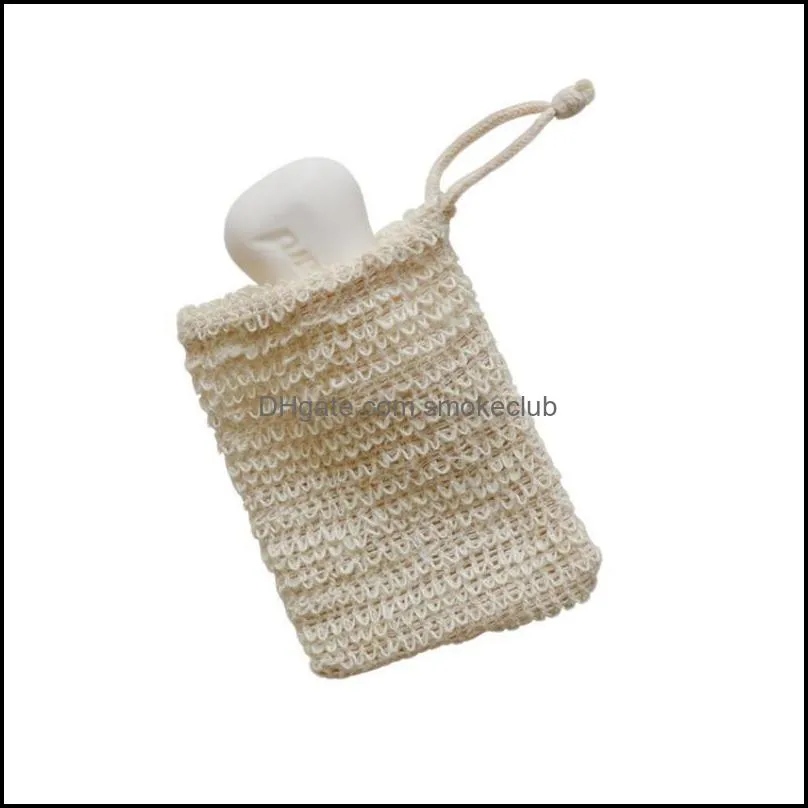 9 x14cm Making Bubbles Soap Saver Sack Bath Scrubber Pouch Storage Bag Drawstring Holder RRA12368