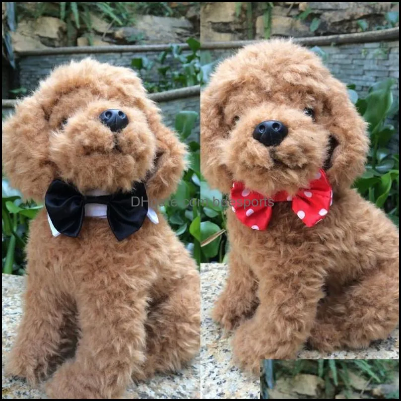 Other Dog Supplies Pet Home Garden Bling Crystal Puppy Cat Kitten Toy Bow Tie Necktie Collars Necklace Wx Drop Delivery 2021 Zqien