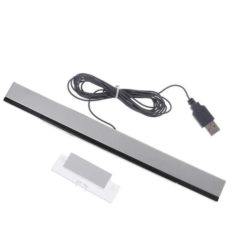 USB -plug -controller Gamepads Wired Infrared IR Signal Ray Sensor Bar/Receiver voor Nintendo Wii Remote
