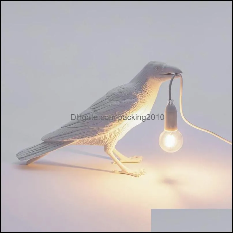 Wall Lamp Italian Seletti Bird Resin Animal Nordic Living Room Decor Home Light Fixture
