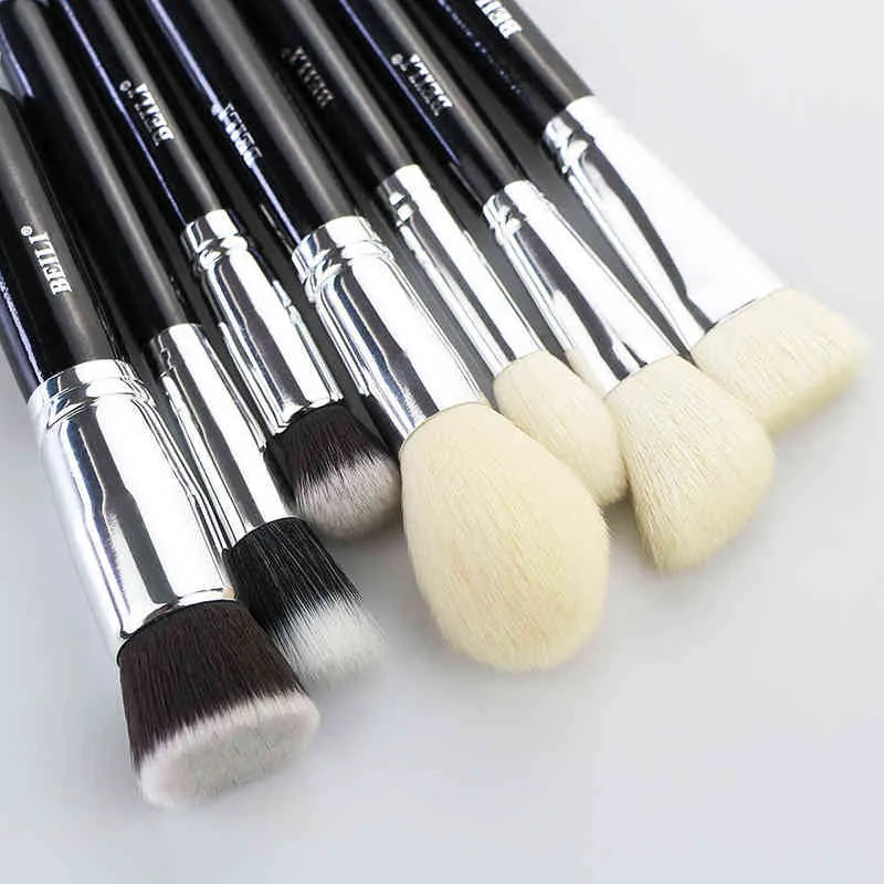 Makeup Tool Set Makeup brush Goat Hair Makeup brush High Quality Black foundation make-up Large Colored Shadow 220423