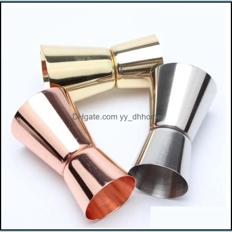 stainless steel measuring cup bar measuring cup ounce cup bar double-ended measuring device 15/30ml multi-purpose wine cups cfyz332q