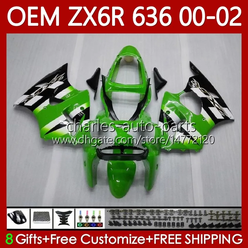 OEM Body for Kawasaki Ninja ZX 636 600CC ZX-600 ZX-6R Glossy Red New ZX636 ZX6R 00 01 02 37HC.15 ZX 600 CC 6 R ZX 6R ZX600 CONLING ZX-636 2000 2001 2002 حقن العفن هدية