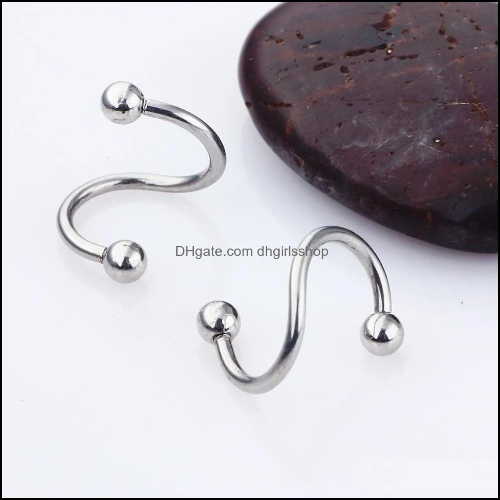 qiamni 120pcs/lot titanium sexy nose lip ear cartilage tragus eyebrow rings captive bead ring piercing body jewelry