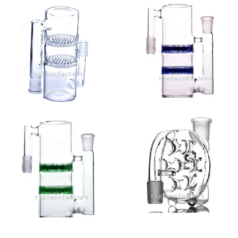 14mm Ash Catchers Gaten Perc Joint Reclaimer Hookah 18mm Male Naar Female voor Water Bongs Ash Catcher