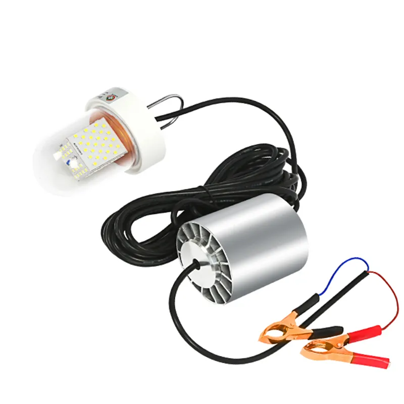 Noc Light Light Led Wędkowanie Zielone Crappie Podwodne zatapialne 60W 12V do soli / świeżej wody